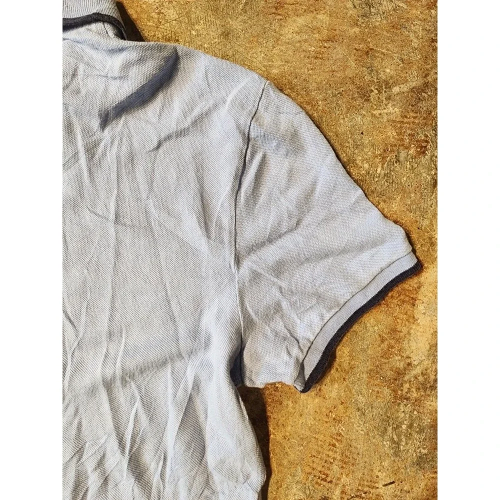 Vintage Polo Ralph Lauren Custom Fit‎ Light Blue Short Sleeve Polo Shirt **